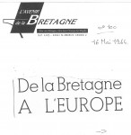 De la Bretagne à l'Europe,Mai19640001