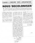 NOUS 'DECOLONISER', Juillet19630001