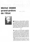 Michel Debré grand-prêtre de l'Etat,Mai19710001